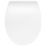 Bemis Click & Clean Slim Soft-Close with Quick-Release Toilet Seat Thermoset Plastic White