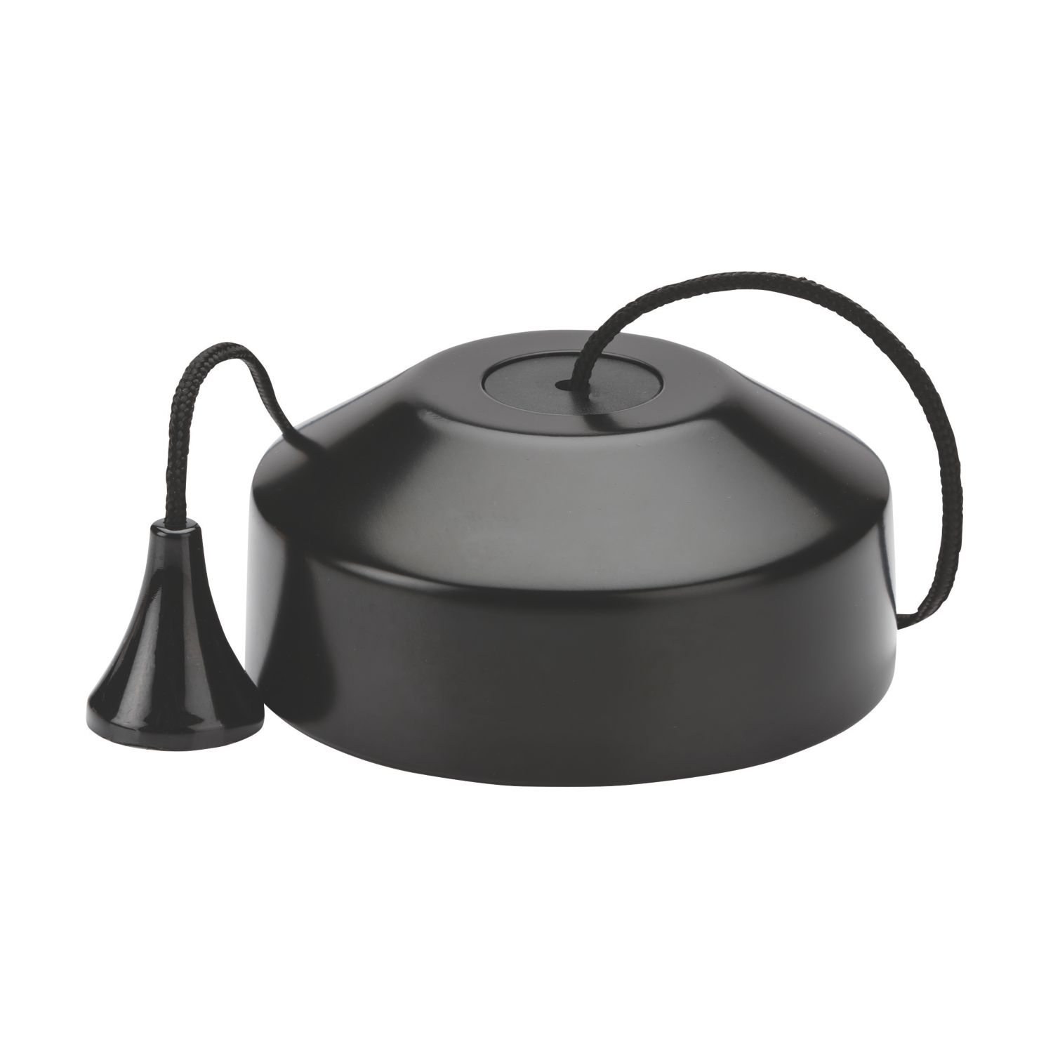 Knightsbridge 1-Way LED Pull Cord Dimmer Matt Black (687PY)