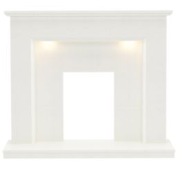 Be Modern Madalyn Surround White Marble 1320mm x 1115mm