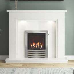 Be Modern Madalyn Surround White Marble 1320mm x 1115mm