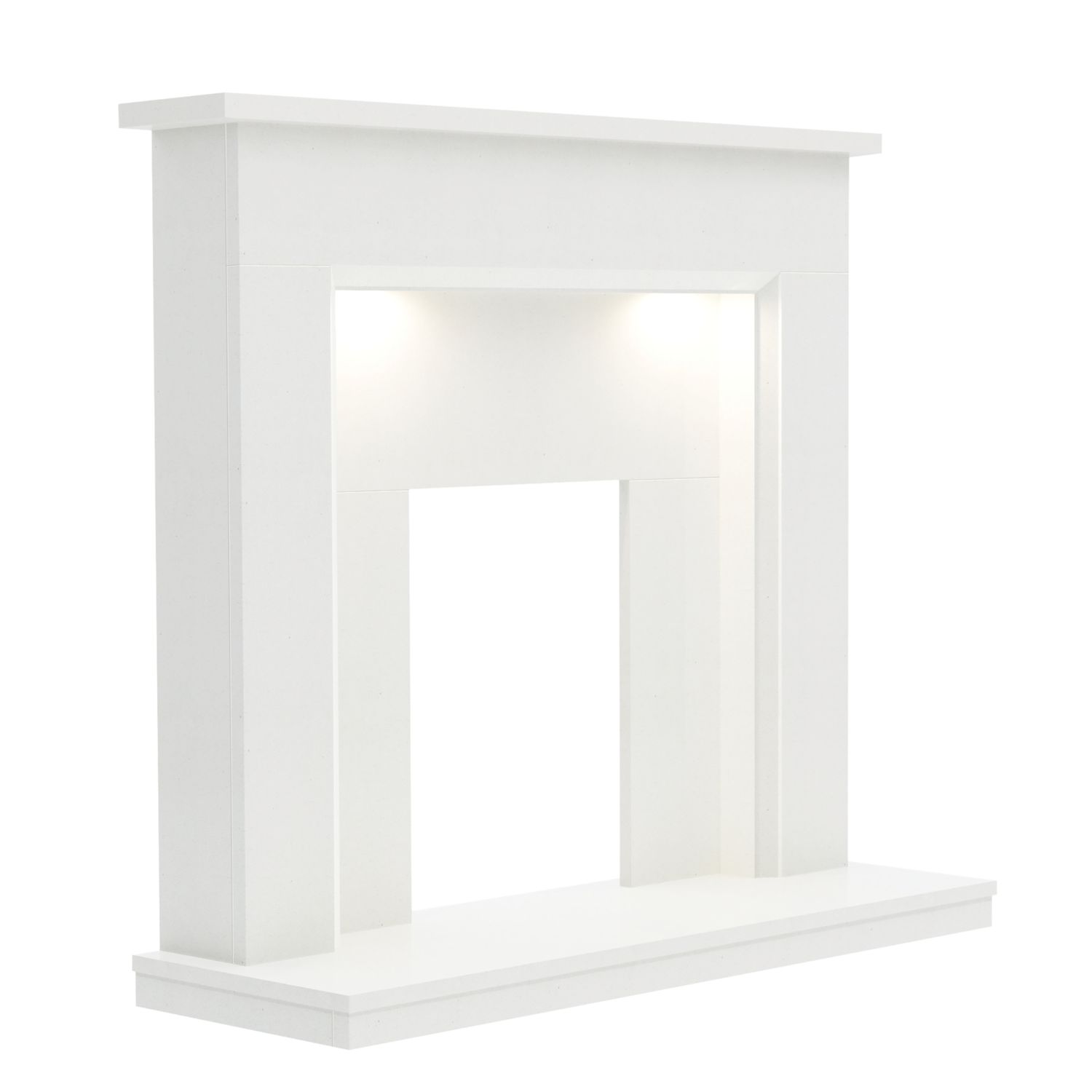 Be Modern Madalyn Surround White Marble 1320mm x 1115mm (687TT)