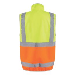 Regatta Pro Zip Collar Vest Hi-Vis Vest Yellow/Orange Small 37.5" Chest