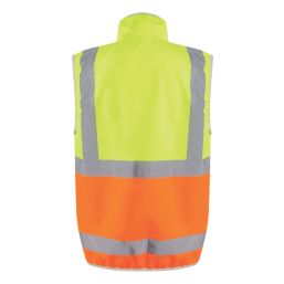 Regatta Pro Zip Collar Hi-Vis Vest Yellow/Orange Small 37.5" Chest