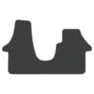 Car Mat Co. Volkswagen Transporter T6 Twin Passenger 2015 - 2019 Rubber Car Mat