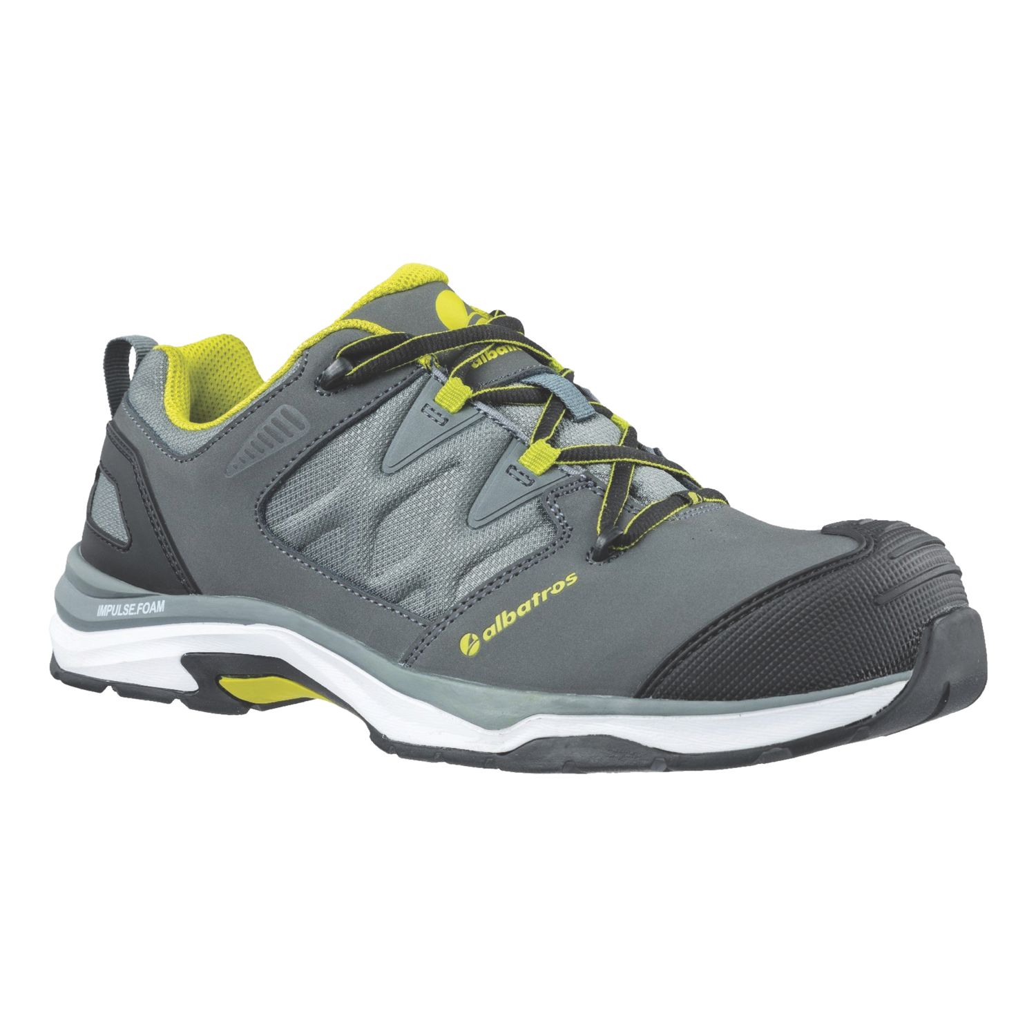 Albatros Ultratrail Low Size 8 Grey/Combined Water-Resistant Safety Shoes (687XG)