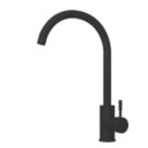 ETAL Holly Single Lever Mono Mixer Kitchen Tap Matt Black