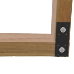 Magnodur Flat Connectors Black 95mm x 35mm x 2.5mm 10 Pack