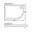 Mira Flight Safe Offset Quadrant Shower Tray Left-Handed White 1200mm x 900mm x 40mm