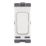 Hager Sollysta WMGS12 20AX Grid SP Control Switch White  with White Inserts