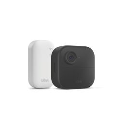 Blink Outdoor 4 Battery-Powered Black Wireless 1080p Indoor & Outdoor Square Smart Camera