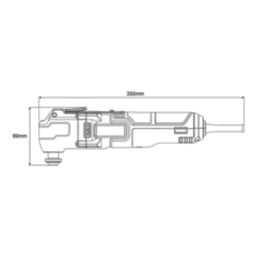 Titan TTB1323MLT 300W  Electric Multi-Tool 220-240V