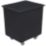 Essentials  Storage Container Black 72Ltr