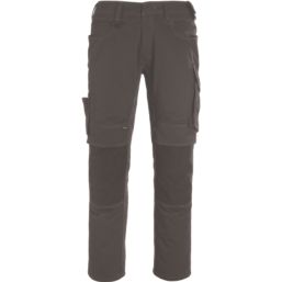 Mascot Mannheim Unique Work Trousers Black 46.5" W 35" L