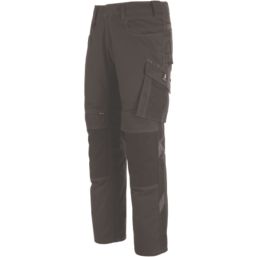 Mascot Mannheim Unique Work Trousers Black 46.5" W 35" L