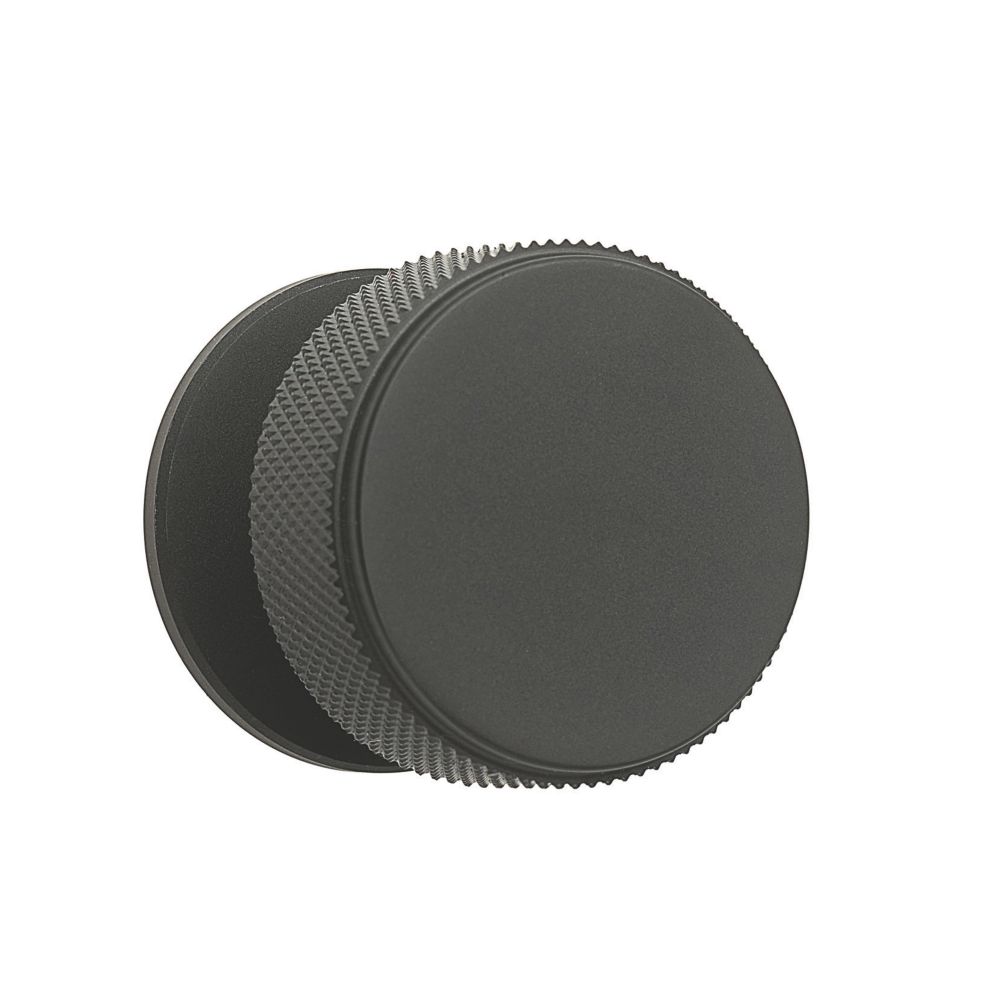 Elite Knobs & Handles Kensington Knurled Knob Matt Black 35mm