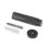Eclipse Cylindrical Linear Wall Mounted Projection Door Stop 20 x 83mm Matt Black
