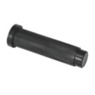Eclipse Cylindrical Linear Wall Mounted Projection Door Stop 20 x 83mm Matt Black
