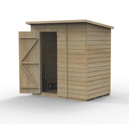 Forest Beckwood 6' x 4' (Nominal) Pent Shiplap Timber Shed
