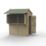 Forest  6' x 4' (Nominal) Reverse Apex Shiplap Timber Bar & Garden Store with Assembly
