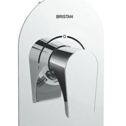 Bristan Hourglass Concealed Dual Outlet Thermostatic Chrome Shower Valve With Diverter