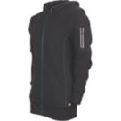 Dickies Performance Womens Hoodie Black Size 14