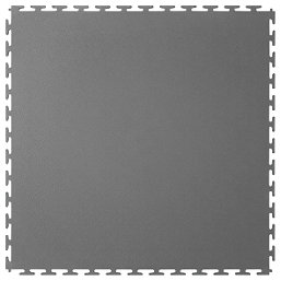 Ecotile E500/7 Interlocking Floor Tiles Dark Grey 7mm 4 Pack