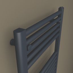 Towelrads 1200mm x 500mm 1952BTU Anthracite Flat  Towel Radiator