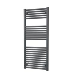 Towelrads 1200mm x 500mm 1952BTU Anthracite Flat  Towel Radiator