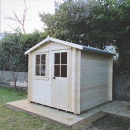Shire Avesbury 9' x 9' (Nominal) Apex Timber Log Cabin