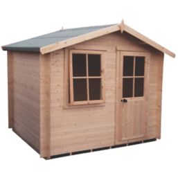 Shire Avesbury 9' x 9' (Nominal) Apex Timber Log Cabin