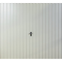 Gliderol Vertical 8' x 6' 6" Non-Insulated Framed Steel Up & Over Garage Door Light Grey
