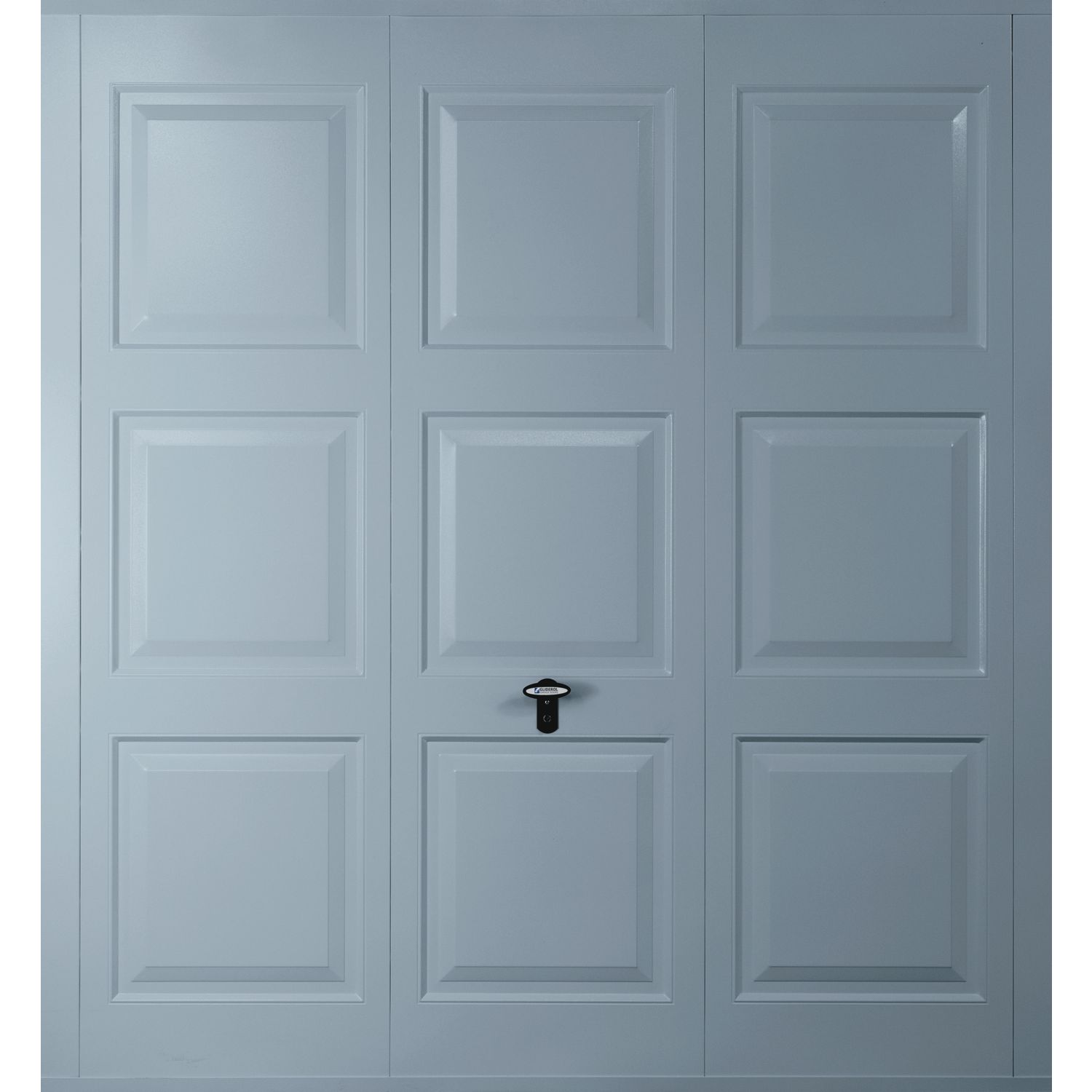 Gliderol Georgian 7' x 7' Non-Insulated Framed Steel Up & Over Garage Door Traffic Grey (688VR)