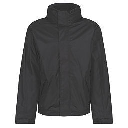 Regatta Dover Waterproof Insulated Jacket Black Ash XXX Large Size 50" Chest