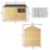 Mercia Value 9' 6" x 6' (Nominal) Reverse Apex Overlap Timber Shed
