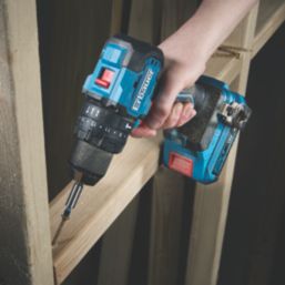 Erbauer ERI1092COM ERI1093IPD 18V 2 x 4.0Ah Li-Ion EXT Brushless Cordless Combi Drill & Impact Driver Twin Pack