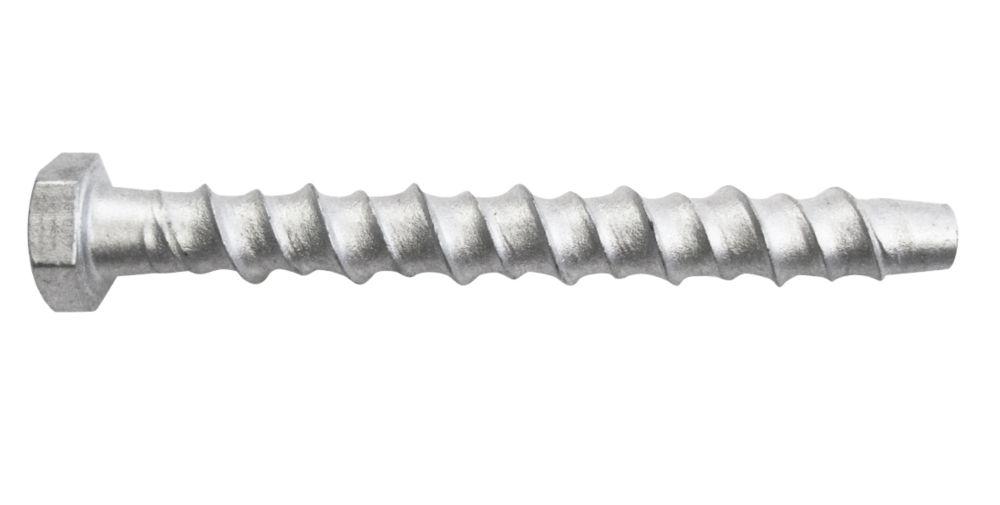 Rawlplug LX Zinc-Plated Steel Masonry Bolts 12mm x 120mm 10 Pack