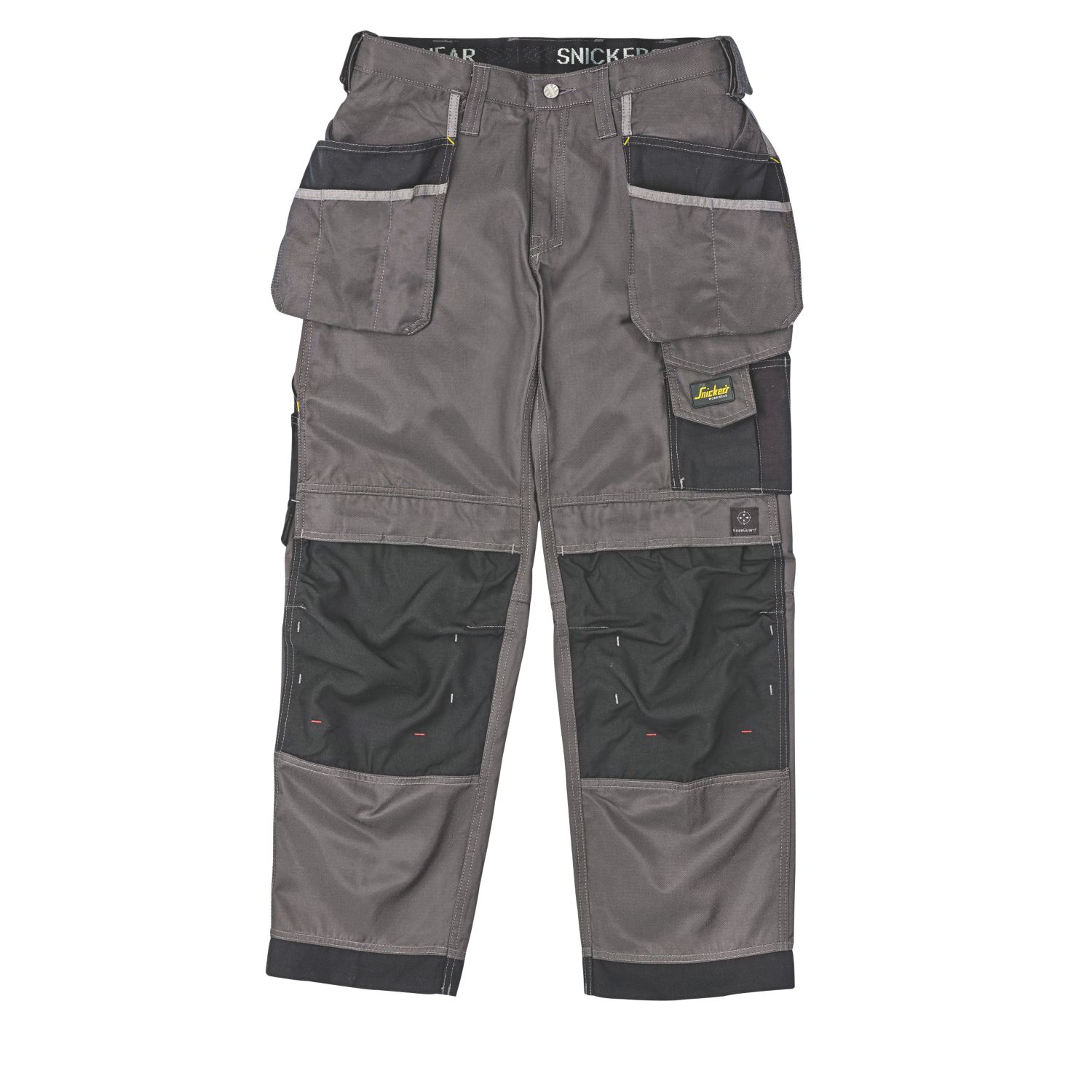 Snickers 3212 Duratwill 3212 Holster Pocket Trousers Grey/Black 38" W 32" L (68970)