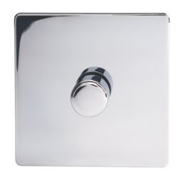 LAP  1-Gang 2-Way  Dimmer Switch  Polished Chrome