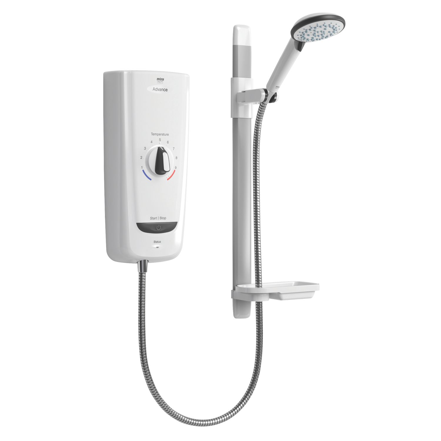 Mira Advance White 9.8kW Thermostatic Electric Shower (6897X)