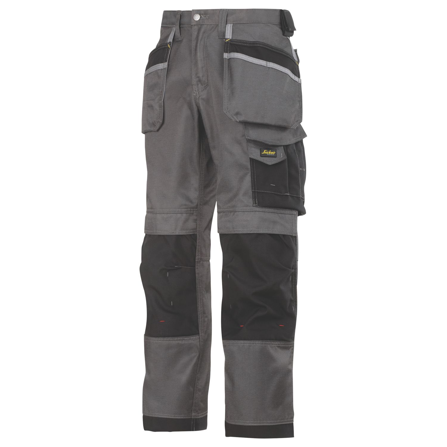 Snickers 3212 Duratwill 3212 Holster Pocket Trousers Grey/Black 35" W 30" L (68983)
