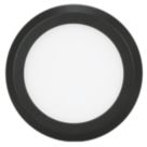 4lite Hampton Round LED Black Warm White Under Cabinet Light Without Bezel 1.8W 110lm