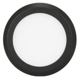 4lite Hampton Round LED Black Warm White Under Cabinet Light Without Bezel 1.8W 110lm