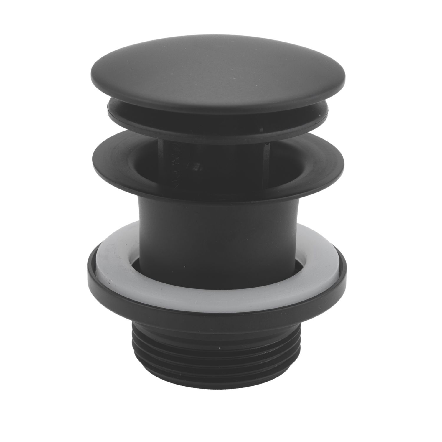 McAlpine Slotted/Unslotted Pop Up Multi-Function Centre-Pin Basin Waste Black 60mm (689CL)