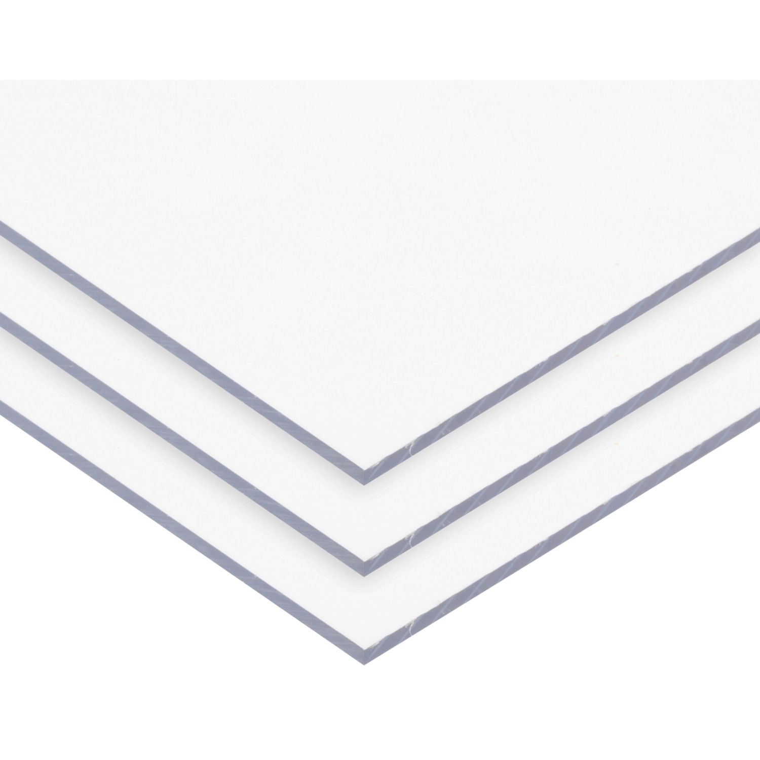 Radmat Building Materials Polycarbonate Clear Glazing Sheet 2500mm x 620mm x 3mm 3 Pack (689CY)