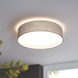 Eglo Pasteri LED Ceiling Light Taupe 3.6W 960lm