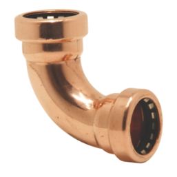 Tectite Sprint  Copper Push-Fit Equal 90° Elbows 15mm 10 Pack
