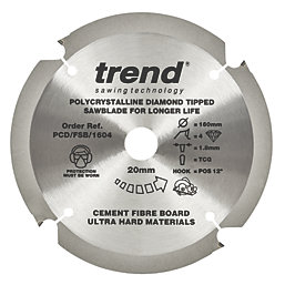 Trend  Multi-Material Saw Blade 160mm x 20mm 4T