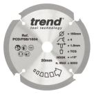 Trend PCD/FSB/1604 Multi-Material Saw Blade 160mm x 20mm 4T
