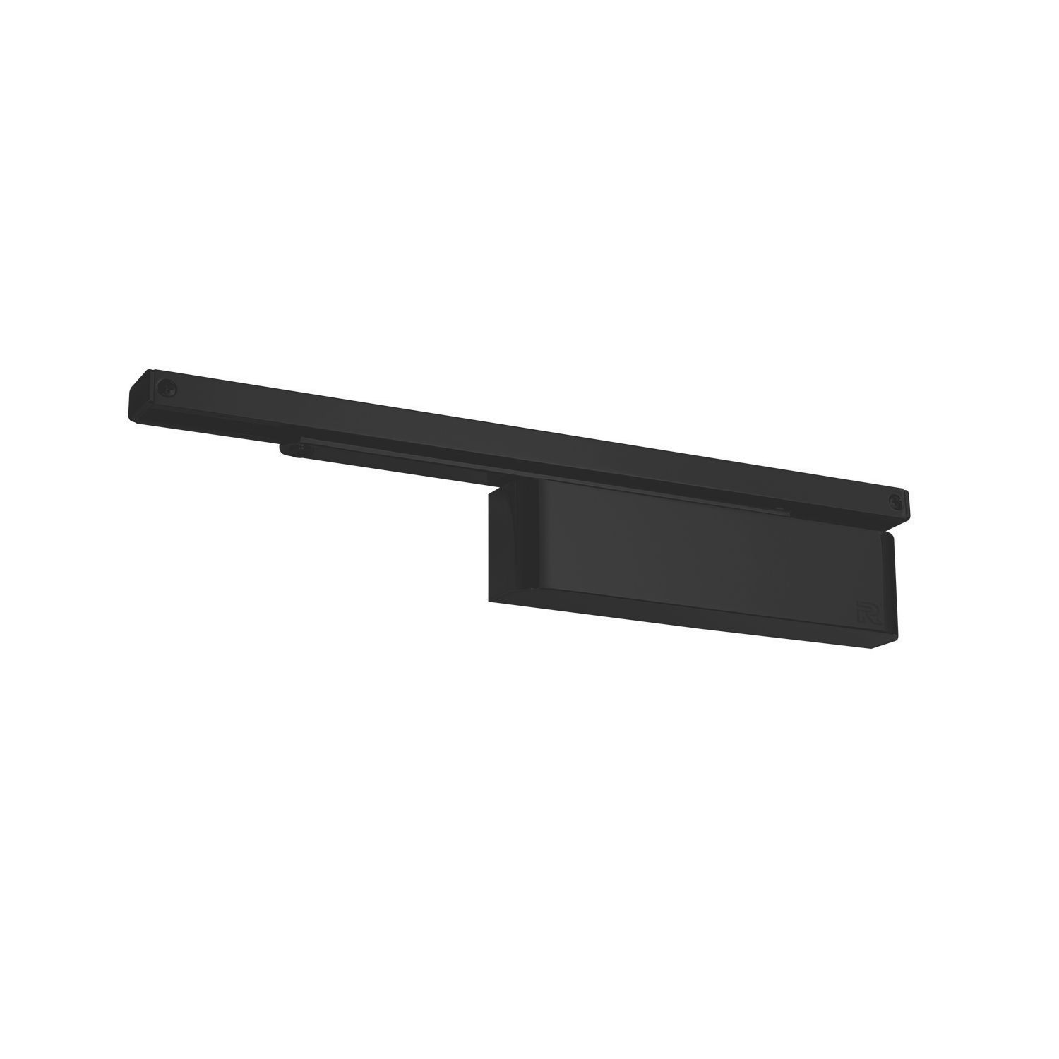 Rutland TS.11204 Fire Rated Cam-Action Overhead Door Closer Matt Black (689HA)