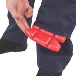 Lee Cooper LCPNT206 Multi Pocket Cargo Trousers Navy 34" W 31" L